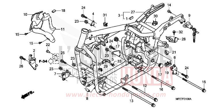 CARROSSERIE DE CHASSIS de Shadow Aero GRAPHITE BLACK (NHB01B) 2010